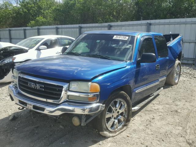 2GTEC19V041245876 - 2004 GMC NEW SIERRA BLUE photo 2