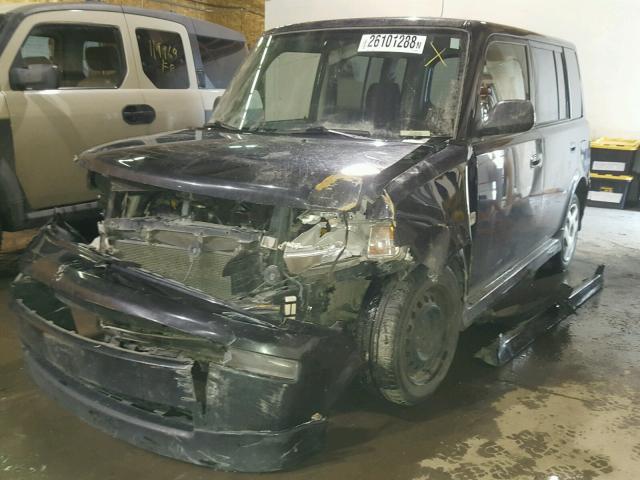 JTLKT324354023990 - 2005 TOYOTA SCION XB 黑色 照片 2