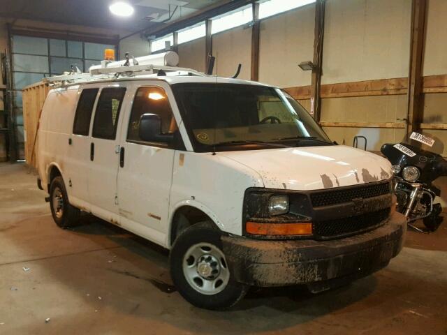 1GCGG25V861172693 - 2006 CHEVROLET EXPRESS G2 WHITE photo 1