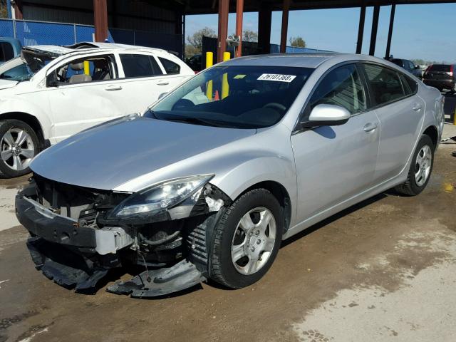 1YVHZ8BH9B5M29373 - 2011 MAZDA 6 I SILVER photo 2