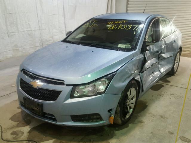 1G1PC5SH7C7182855 - 2012 CHEVROLET CRUZE LS BLUE photo 2