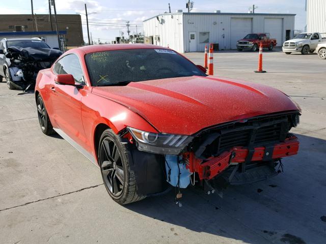 1FA6P8TH8G5220561 - 2016 FORD MUSTANG RED photo 1