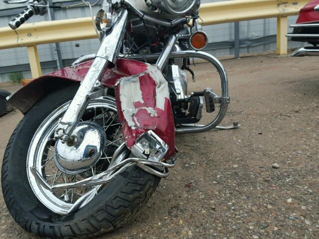 5HD1BWB124Y028033 - 2004 HARLEY-DAVIDSON FLSTCI RED photo 9