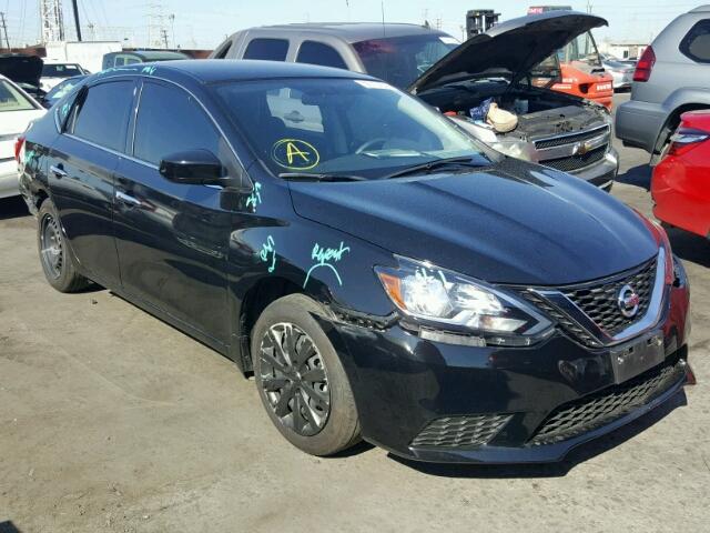 3N1AB7AP4GL678351 - 2016 NISSAN SENTRA S BLACK photo 1