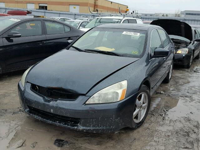 1HGCM55645A807328 - 2005 HONDA ACCORD EX GREEN photo 2