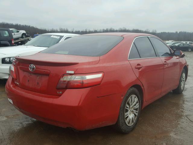 4T1BE46K87U127779 - 2007 TOYOTA CAMRY NEW RED photo 4
