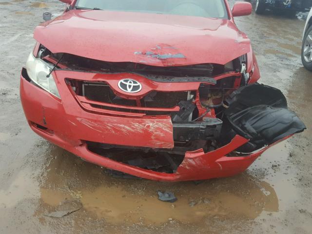 4T1BE46K87U127779 - 2007 TOYOTA CAMRY NEW RED photo 7