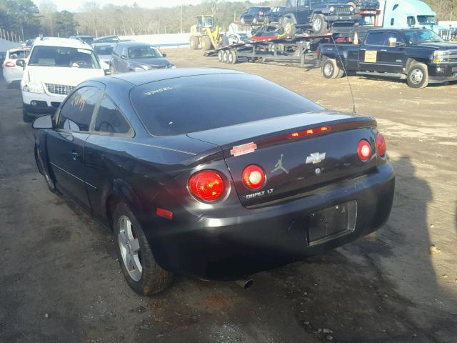 1G1AL18F867720343 - 2006 CHEVROLET COBALT LT BLACK photo 3