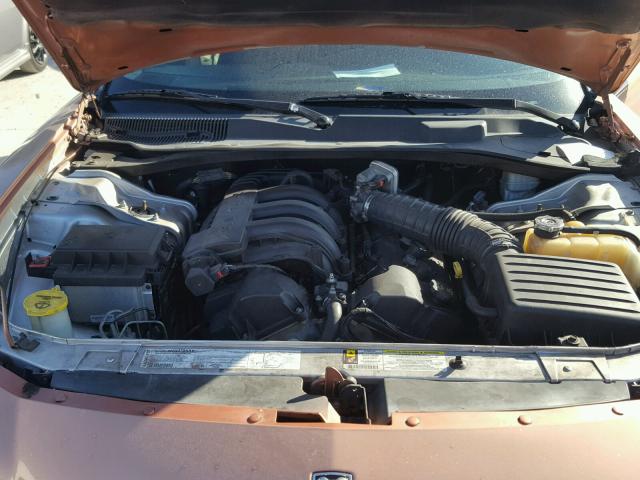 2B3LA43R67H765099 - 2007 DODGE CHARGER SE ORANGE photo 7