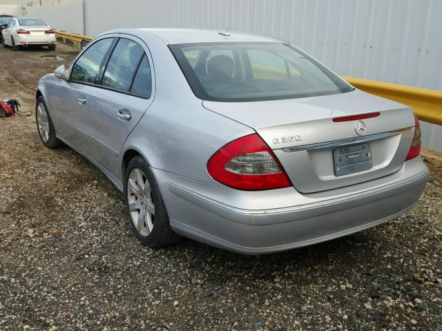 WDBUF56X27B026565 - 2007 MERCEDES-BENZ E 350 SILVER photo 3