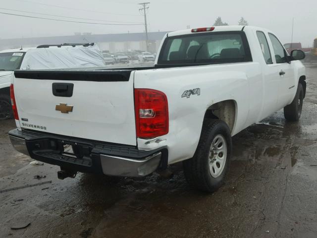 1GCEK19078E200994 - 2008 CHEVROLET SILVERADO WHITE photo 4