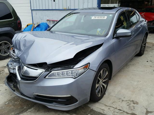 19UUB1F32FA020015 - 2015 ACURA TLX SILVER photo 2