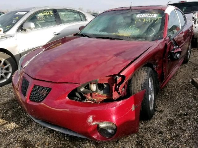 2G2WS522051134992 - 2005 PONTIAC GRAND PRIX MAROON photo 2