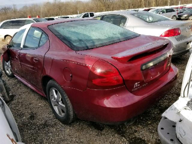 2G2WS522051134992 - 2005 PONTIAC GRAND PRIX MAROON photo 3