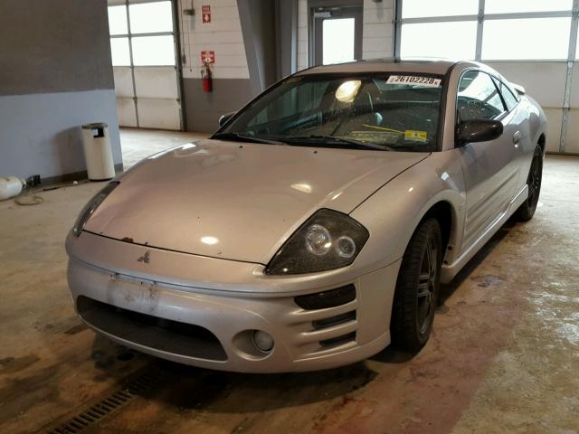 4A3AC74H63E112892 - 2003 MITSUBISHI ECLIPSE GT SILVER photo 2