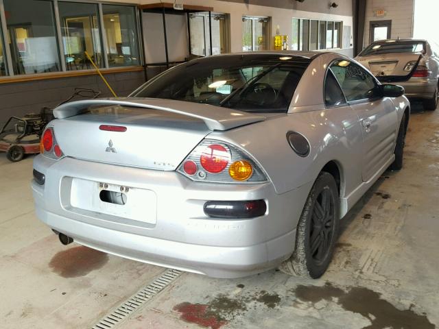 4A3AC74H63E112892 - 2003 MITSUBISHI ECLIPSE GT SILVER photo 4