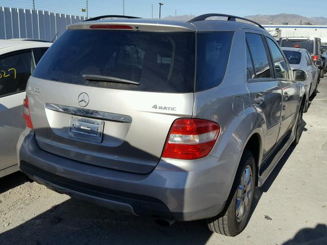 4JGBB86E76A143790 - 2006 MERCEDES-BENZ ML 350 TAN photo 4