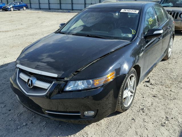 19UUA66258A046313 - 2008 ACURA TL BLACK photo 2