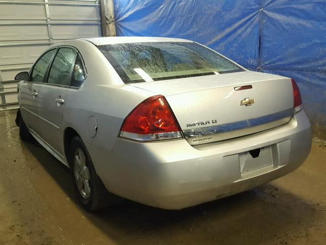 2G1WB5EK9A1177088 - 2010 CHEVROLET IMPALA LT SILVER photo 3