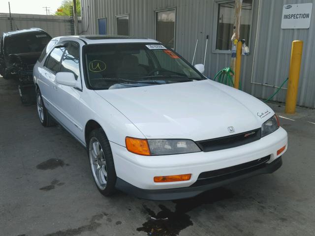 1HGCE1897SA013964 - 1995 HONDA ACCORD EX WHITE photo 1