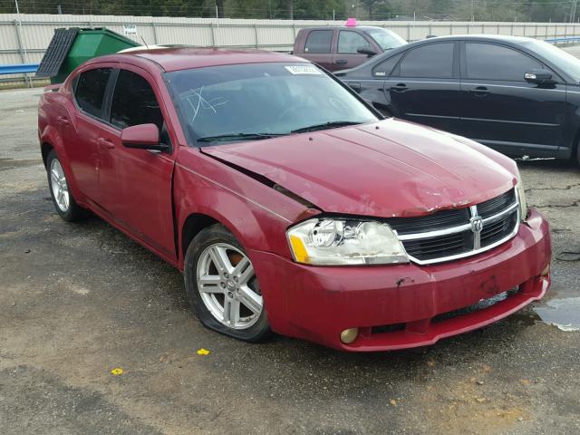 1B3LC56B79N554048 - 2009 DODGE AVENGER SX RED photo 1