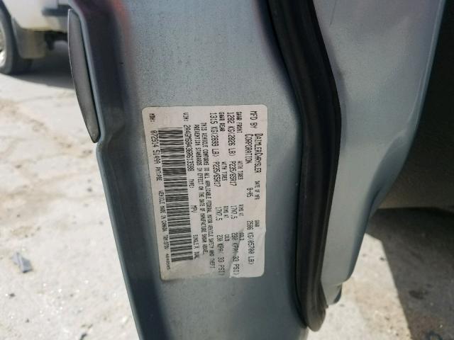 2A4GM68436R613588 - 2006 CHRYSLER PACIFICA T BLUE photo 10