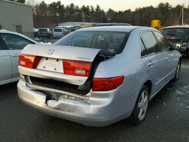 1HGCM567X5A174678 - 2005 HONDA ACCORD EX SILVER photo 4