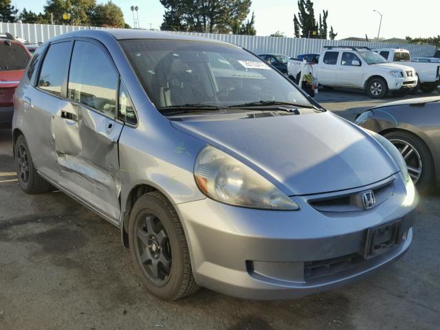 JHMGD38407S018538 - 2007 HONDA FIT SILVER photo 1