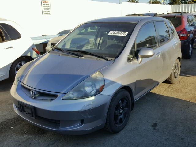 JHMGD38407S018538 - 2007 HONDA FIT SILVER photo 2