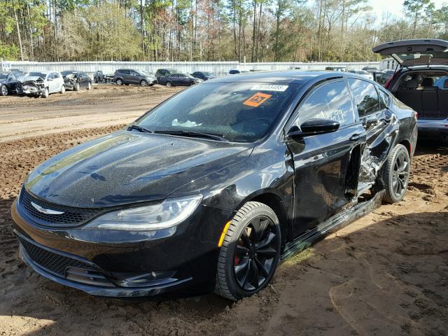 1C3CCCBB8FN670867 - 2015 CHRYSLER 200 S BLACK photo 2