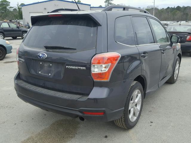 JF2SJAHC2EH510743 - 2014 SUBARU FORESTER 2 GRAY photo 4