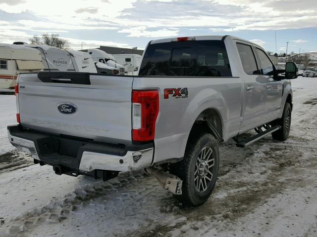1FT7W2BT8HEC61701 - 2017 FORD F250 SUPER SILVER photo 4