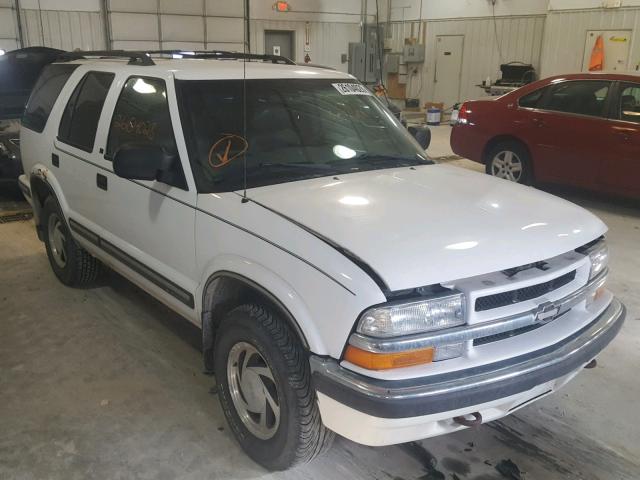 1GNDT13WXX2209671 - 1999 CHEVROLET BLAZER WHITE photo 1