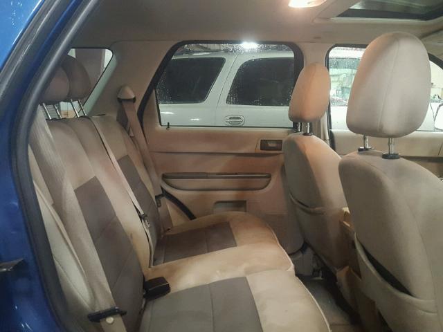 1FMCU03178KA55157 - 2008 FORD ESCAPE XLT BLUE photo 6