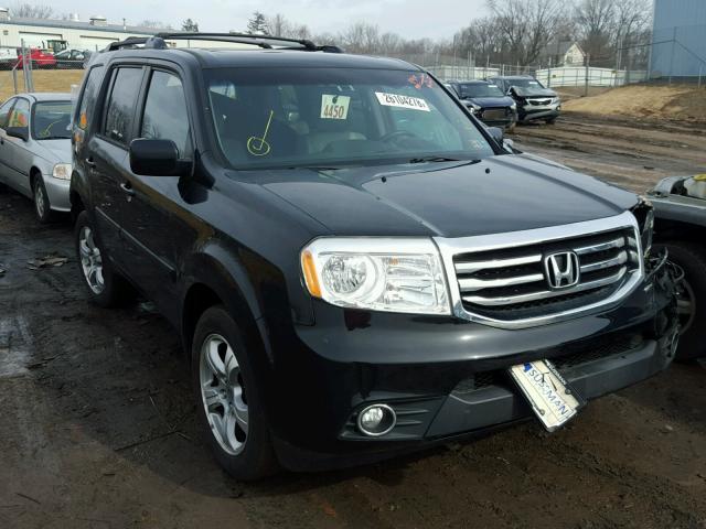 5FNYF4H56CB074683 - 2012 HONDA PILOT EXL BLACK photo 1