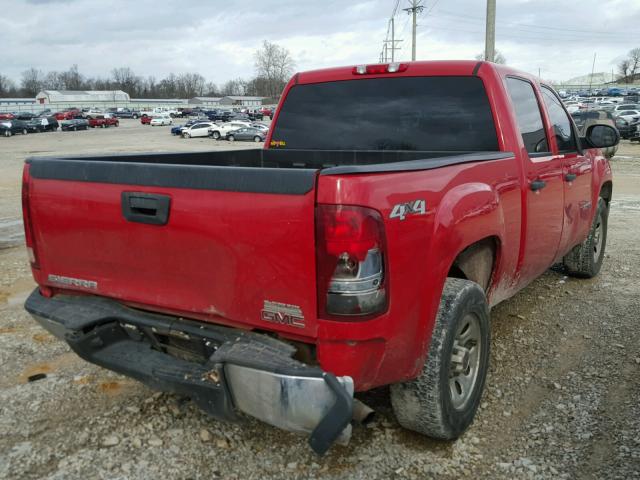 2GTEK13M271682527 - 2007 GMC NEW SIERRA RED photo 4