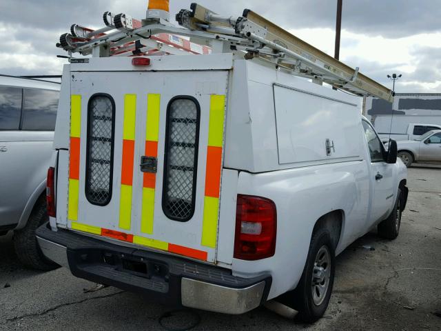 1GCEC14X08Z135173 - 2008 CHEVROLET SILVERADO WHITE photo 4