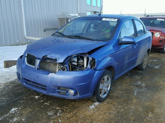 KL2TX55E69B377074 - 2009 PONTIAC G3 WAVE SE BLUE photo 2