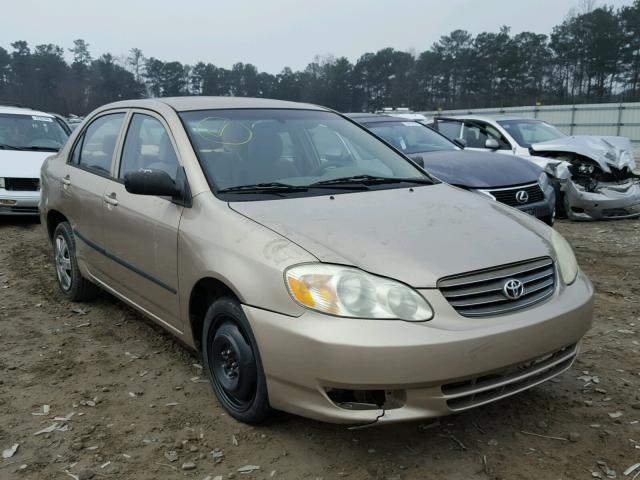 1NXBR32E84Z333209 - 2004 TOYOTA COROLLA CE GOLD photo 1