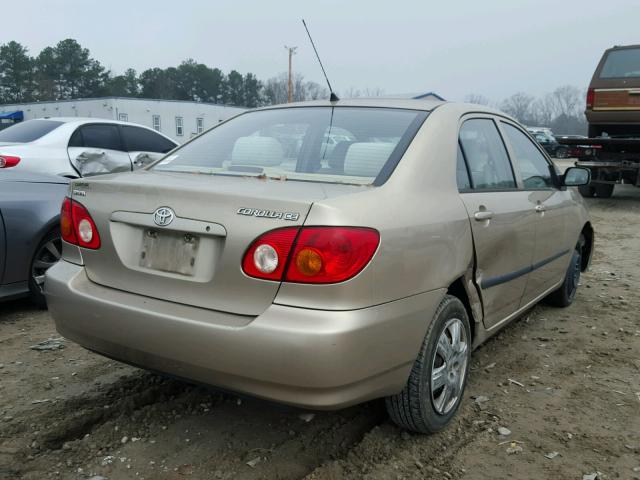 1NXBR32E84Z333209 - 2004 TOYOTA COROLLA CE GOLD photo 4