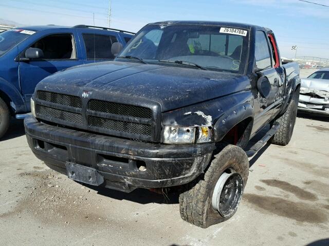 3B7HF13Z91G239478 - 2001 DODGE RAM 1500 BLACK photo 2