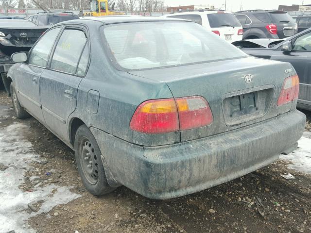 2HGEJ6614YH539123 - 2000 HONDA CIVIC BASE 绿色 照片 3