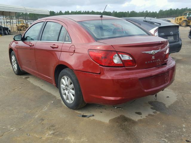 1C3LC46KX7N592013 - 2007 CHRYSLER SEBRING RED photo 3