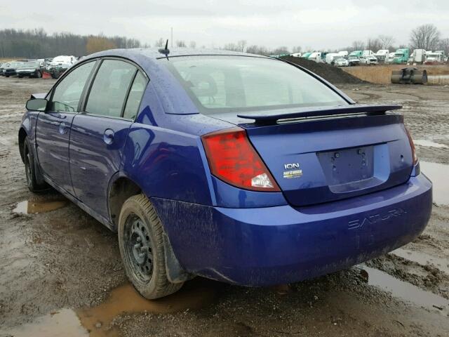 1G8AJ55F36Z201871 - 2006 SATURN ION LEVEL BLUE photo 3