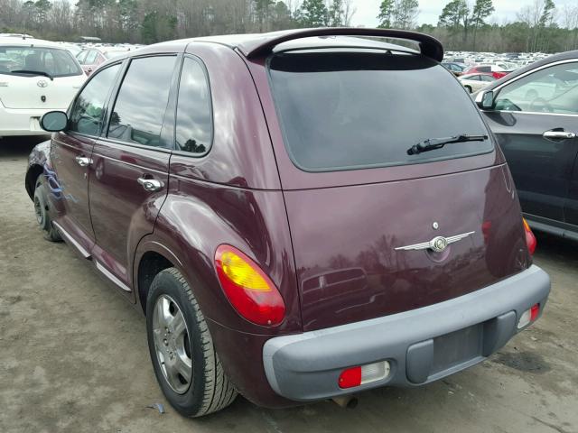 3C4FY48B03T626557 - 2003 CHRYSLER PT CRUISER MAROON photo 3