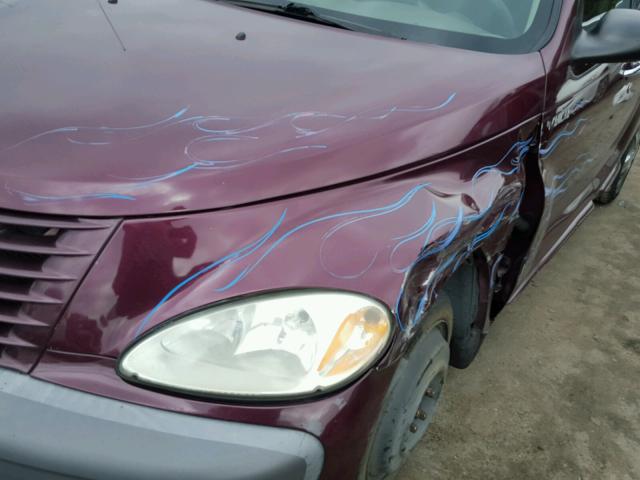 3C4FY48B03T626557 - 2003 CHRYSLER PT CRUISER MAROON photo 9