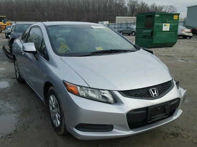 2HGFG3B52CH530813 - 2012 HONDA CIVIC LX SILVER photo 1