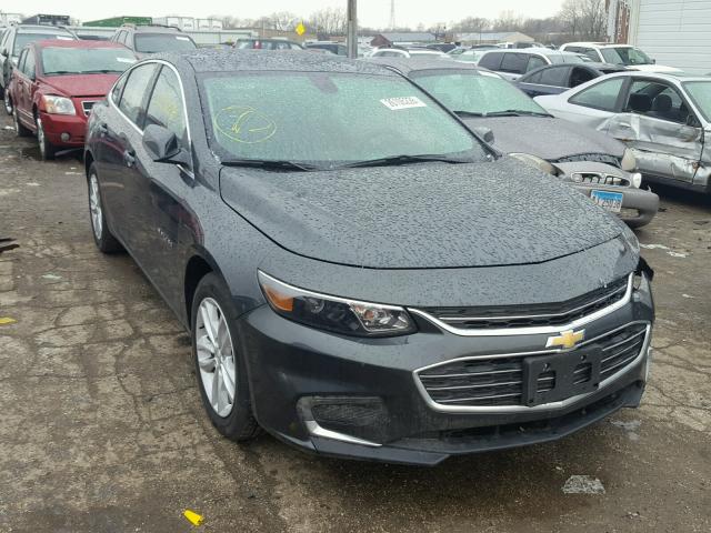 1G1ZD5ST2JF140512 - 2018 CHEVROLET MALIBU LT GRAY photo 1