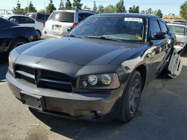 2B3LA43G07H640811 - 2007 DODGE CHARGER SE CHARCOAL photo 2