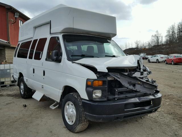 1FTSS3EL4CDA20739 - 2012 FORD ECONOLINE WHITE photo 1